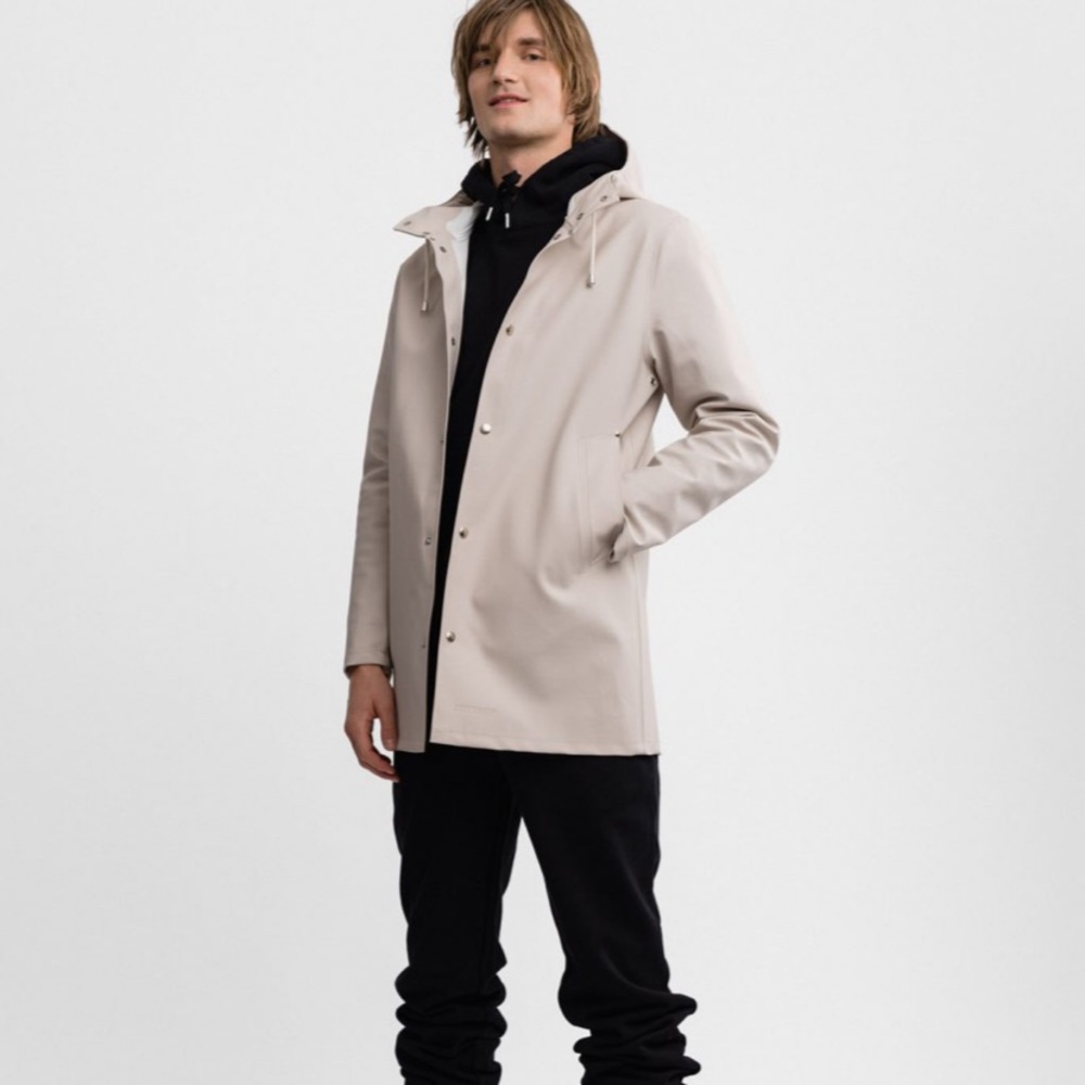 Unisex Stutterheim Stockholm Raincoat Light Sand